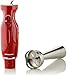 Ovente Multi Purpose Immersion Hand Blender with Detachable Stainless Steel Blades, 300 Watts, 2 Blending Speeds Stick Blender for Smoothies, Puree Baby Food, and Sauces, Red (HS580R)