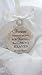 Memorial Christmas Ornament Because Someone We Love is in Heaven Sympathy Gift with Charm