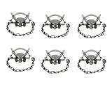 Redneck Convent Duke Coon Trap 6-Pack – no. 1-1/2 CS Model 0470 Coil Spring Leg Traps w/ 4.75in Jaw Spread – Raccoon, Nutria, Fox, Mink