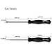 HUZTL 8 Pcs Carburetor Adjustment Tool with Case Included Pac Man/ Small Head Pac Man/ Single D/ Small Head Single D/ Double D/ Hexagon/ 7 Teeth Splined/ 21 Teeth Splined for 2 Cycle Carburetor Engine
