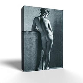 Canvas Wall Art Women Body Art Canvas Prints Painting Wall Poster Decor for Living Room Wooden Framed Home Decorations - 12x18 inches