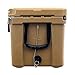 Driftsun 45-Quart Ice Chest, Heavy Duty, High Performance Roto-Molded Commercial Grade Insulated Cooler, Tan