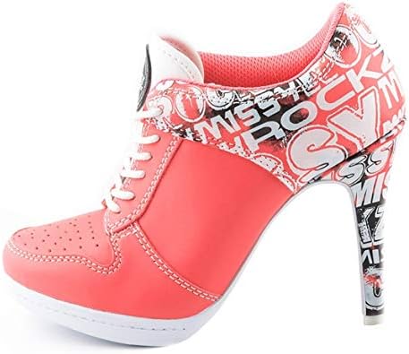 Sport High Heels Street ROCKZ neon Coral