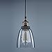 CLAXY® Ecopower Industrial Edison Mini Glass 1-Light Pendant Hanging Lamp Fixture
