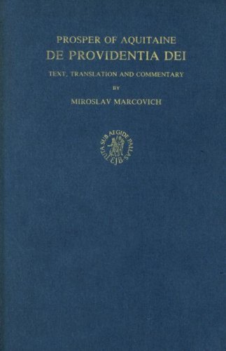 De Providentia Dei (Vigiliae Christianae, Vol 10) (Supplements to Vigiliae Christianae)