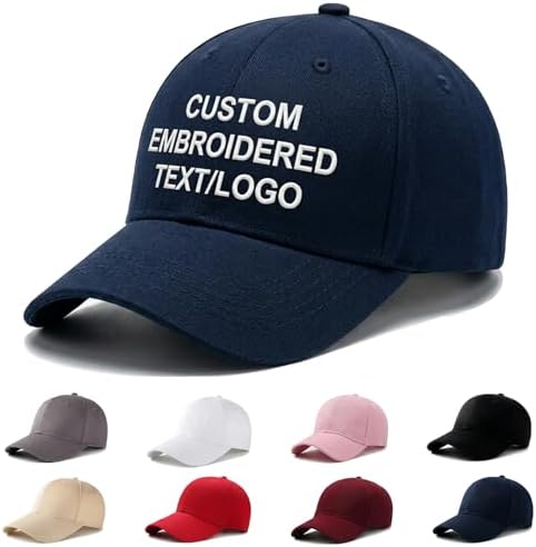 Reuhen Custom Baseball Cap with Embroidery Text Logo and  display picture 1