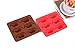 SET OF 3 PACK Mustache Ice Cube Chocolate Soap Tray Mold Party maker (Ships From USA)