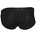 TIAOBU US Men's Long Bulge Pouch Bikini Brief XL Black