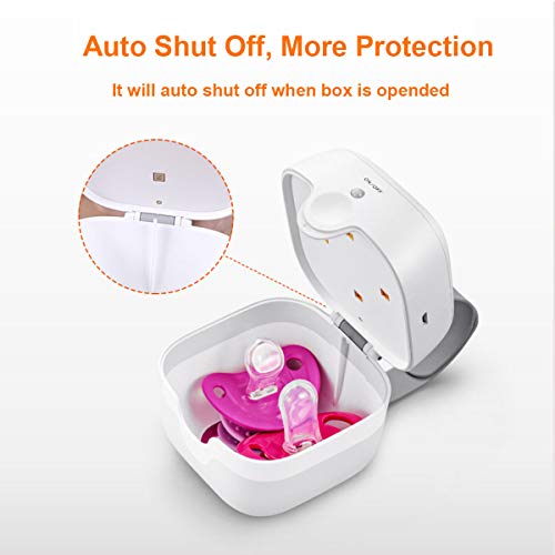 Baby Pacifier Case Sterilizer Portable Nipple Storage Box for Dummy Teether 59S
