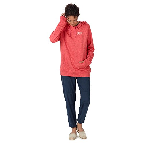Burton Quartz Pullover Hoodie, Coral/Sashimi Heather, X-Large
