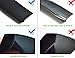 2 X Silicone Stove Gap Cover | Counter Top Stove Fills Gap Between Countertop and Stove | Seals Spills Between Stovetops, Washing Machines, Tables and More - Clear High Transparency