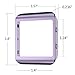 SHareconn New Style Replacement Accessory Steel Frame for Fitbit Blaze Smart Watch Purple