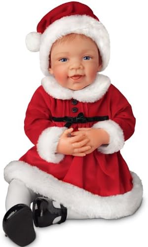 Avery's First Christmas Realistic Baby Girl Doll by Ashton Drake