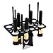 ESARORA Makeup Brush Dryer Rack, 28 Holes Makeup Brush Air Drying Organizer Folding Collapsible Air Drying Tower Brush Dryer (STYLE 1)