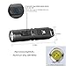 A3, 550 Lumens Super Bright Outdoor EDC Compact (0.5 oz) Keychain Rechargeable LED Flashlight,Hard Anodizing Aluminium Alloy Built-in Li-ion Battery 45 Minutes Fast Charging A3, RovyVon (Gun Grey)