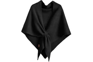 2025 New Pashmina Wraps for Women, Solid Color Scarf Casual Soft Comfortable Knitted Sweater Shawl Top for Daily Wear