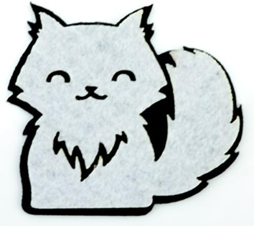 Cat DIY Applique Embroidered Sew Iron on Patch