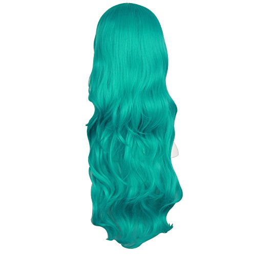 image for MapofBeauty 24 Inch/60cm Charming Synthetic Fiber Long Wavy Hair Wig W