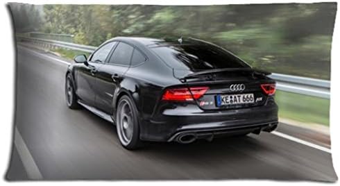 Zippered Audi Sofa Pillow Covers Cases Polyester Cotton Attractive Lightweight 20x36(inch) 50x90(cm)