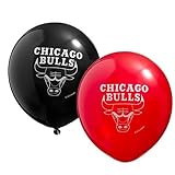 Chicago BullsTM Latex Balloons - Pkg 6