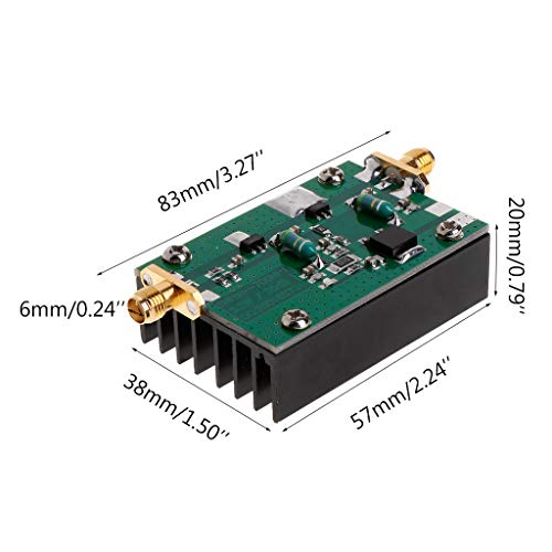 1MHz-700MHz 3.2W RF Power Amplifier Module HF VHF UHF FM Transmitter Gain 35dB for Ham Radio