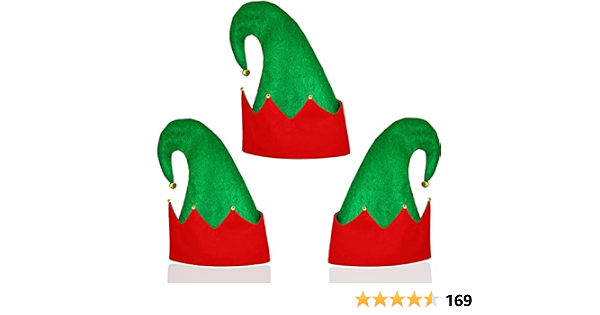 Bulk Felt Christmas Elf Costume Hat 