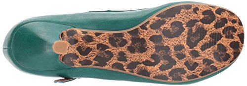 Bettie Page Women's Bp320-bettie Spectator Pump, Green, 10 M US