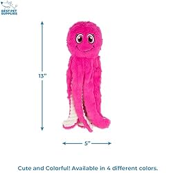 Best Pet Supplies OctoMutant Crinkle Plush Dog Toys