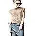 UNSEEN Women's Cotton Sleeveless Turtleneck Vest Plain T Shirt Tanks Tunic Top