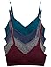 Kalon 4 Pack Demi Padded Bralette Adjustable Straps