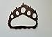 Bear Paw Prints Set of 4 Home Decor Metal Wall Art