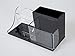 Unum Deluxe Desk Organizer Business Card Holder – Fits Index Cards, Cell Phones, Glasses - Handcrafted of Premium Acrylic