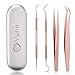Premium Vinyl Weeding Tool Kit - Precision Stainless Steel Weeder - Hook and Pick with Fine Tweezers Crafting Set for Cricut Vinyl - by iVyne (Rose Gold)