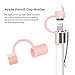 Bepack Case for Apple Pencil Case Cap Holder Apple Pencil Accessories Soft Silicone Elastic Stylus Pen Holder with Hook/Nib Cover/Cable Adapter Tether for iPad Pro Pencil(4-Pieces)