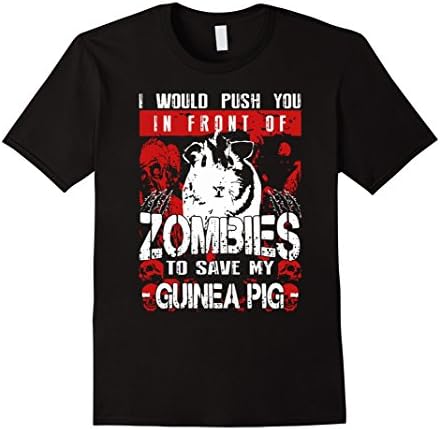 Men's Guinea Pig Shirt  Large Black