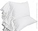 Queen's House White Pillowcases King Size Set of 2-Style G
