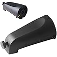 CalcMetal Mixet Slip on Diverter Tub Spout Fit 5/8 OD Pipe (1/2" Nominal), 5-1/2" Long (1-1/2" Minimum to 2-1/2" Maximum), Easy to Install, Matte Black