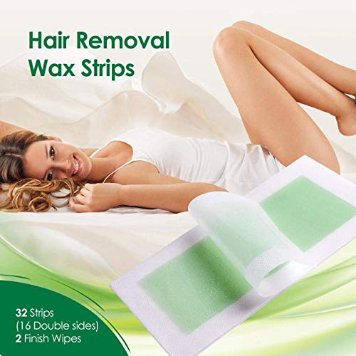 Avashine Wax Strips for Arms, Legs, Underarm Hair, Eyebrow, Bikini, and