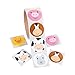 Fun Express Farm FACE Animal Stickers - ROLL of 100 primary