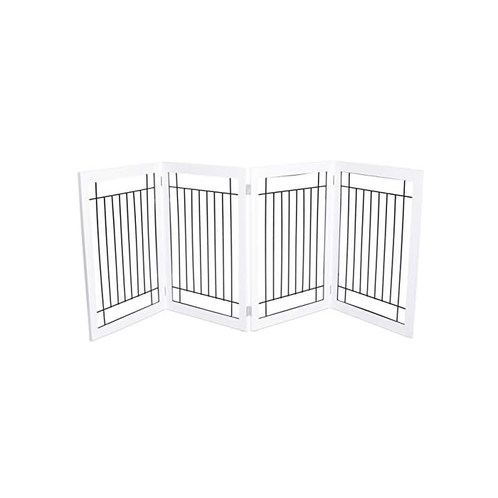 Buy Best Traditional Wire Dog Gate 4 Panel 30 Inch Tall