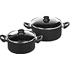 Amazon-Basics-AmazonBasics-15-Piece-Non-Stick-Cookware-Set-Aluminium Amazon Basics 15-Piece Non-Stick Cookware Set, Aluminium