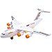 Toysery C-17 Transport Airplane Toys with LED Flashing Lights and Sounds, Bump and Go Action Plane Toy For Kids Boys and Girls (Battery Operated)