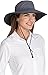 Coolibar UPF 50+ Women's Shapeable Sun Catcher Hat - Sun Protective,One Size,Carbon/Black