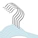 Closet Complete Baby Velvet Hangers, Premium Quality, True-Heavyweight, Virtually-UNBREAKABLE, Ultra-Thin, Space Saving No-Slip, Perfect Size for Babies 0-48 months 360° SPIN, Chrome Hooks, Blue, 25 pc