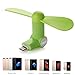 VIMVIP iPhone 7 Mini Fan 180 Rotating 8 Pin Lightning Mobile Phone Fan Latest Pocket Size Cool Cooler Rotating Fan for iPhone 7/7 Plus / 6S / 6 Plus/SE / 5 (Green)