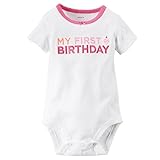 Carters Baby Girls Baby's First Birthday Bodysuit Girl