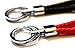 Mehr® Red and Black Woven Key Chains - Strap Keychains - Simple Keychain - Useful Key Chain