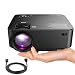 DBPOWER T20 LCD Mini Movie Projector, Multimedia Home Theater Video Projector with HDMI Cable, Support 1080P HDMI USB SD Card VGA AV TV Laptop Game iPhone Android Smart-Phone primary