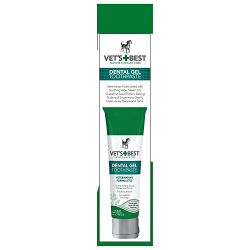 Vet's Best Complete Enzymatic Dental Care Gel & Toothbrush Kit for Dogs