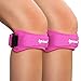 IPOW 2 Pack Knee Pain Relief & Patella Stabilizer Knee Strap Brace Support for Hiking, Soccer, Basketball, Running, Jumpers Knee, Tennis, Tendonitis, Volleyball & Squats